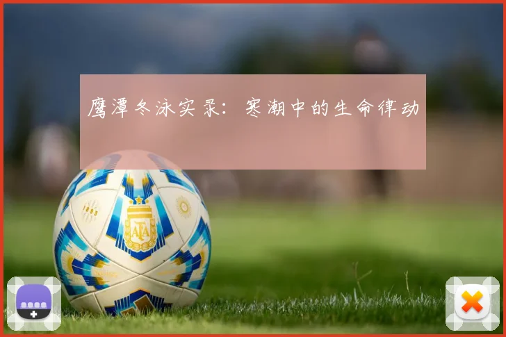 鹰潭冬泳实录:寒潮中的生命律动